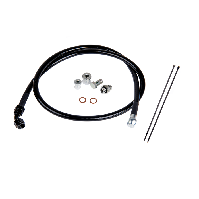 2001-2016 Duramax Remote Turbo Oil Feed Line Kit