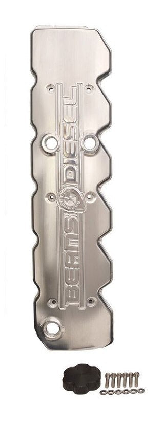 Bdp Beans Diesel Performance 03-05 Cummins Billet Flat Top Valve Cover W/ Dual Ccv Outlets With Oil Cap Cover
