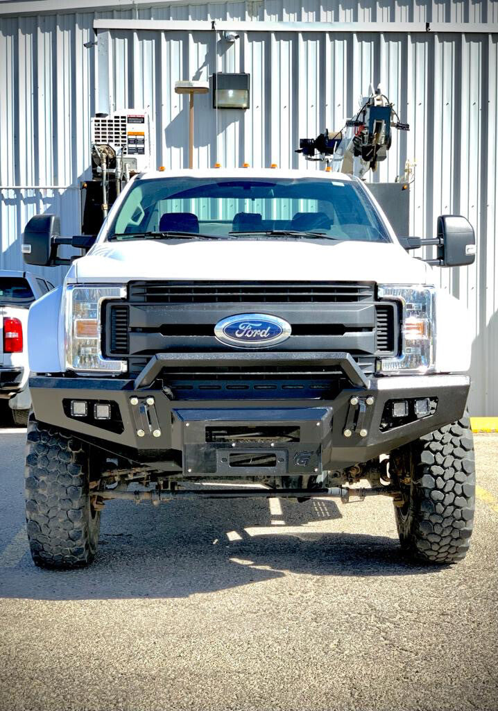 Gridiron 2017-2022 Ford F450/F550 Prerunner Winch Front Bumper