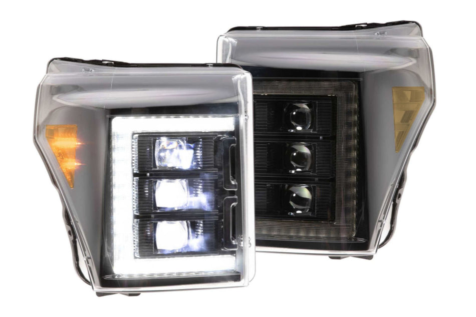 Xb Led Headlights: Ford Super Duty (11-16) (Pair / White Drl)