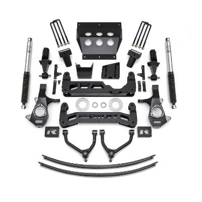 2014-2016 Chevrolet/Gmc 1500 Rwd, 4Wd 9'' Big Lift Kit For Cast Steel Oe Upper Control Arms With Bilstein Shocks