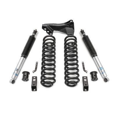 2011-2016 Ford F250/F350 Diesel  4Wd 2.5'' Coil Spring Front Lift Kit With Bilstein Front Shocks And Front Track Bar Bracket