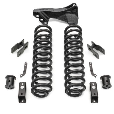 2011-2019 Ford F250/F350 Diesel  4Wd 2.5'' Coil Spring Front Lift Kit With Front Shock Extensions And Front Track Bar Bracket