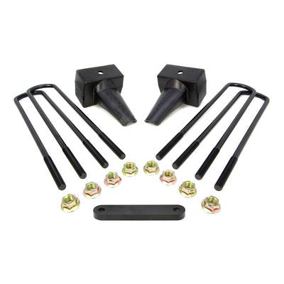 1999-2010 Ford F250/F350/F450 Rwd, 4Wd 4'' Flat Rear Block Kit With Carrier Bearing Spacer For 2 Piece Drive Shaft