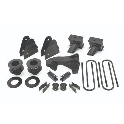 2017-2019 Ford F350 4Wd Drw 3.5'' Sst Lift Kit With 4'' Flat Blocks For 2 Piece Drive Shaft Without Shocks