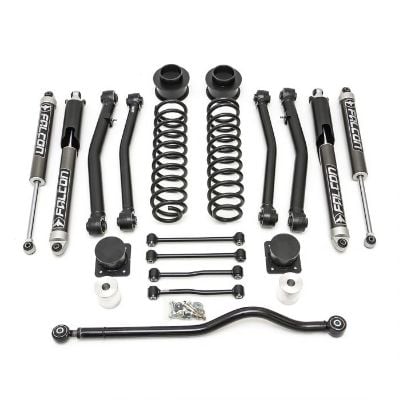 2020-2022 Jeep Jt Gladiator 4Wd  4'' Terrain Flex 4-Arm Kit With Falcon 2.1 Shocks (Includes Front Track Bar)