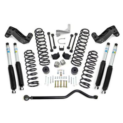 2017-2018 Jeep Jk 4Wd 4'' Coil Spring Kit With Adjustable Track Bar, Caster Correction Bracket, Exhaust Spacer With Bilstein Shocks