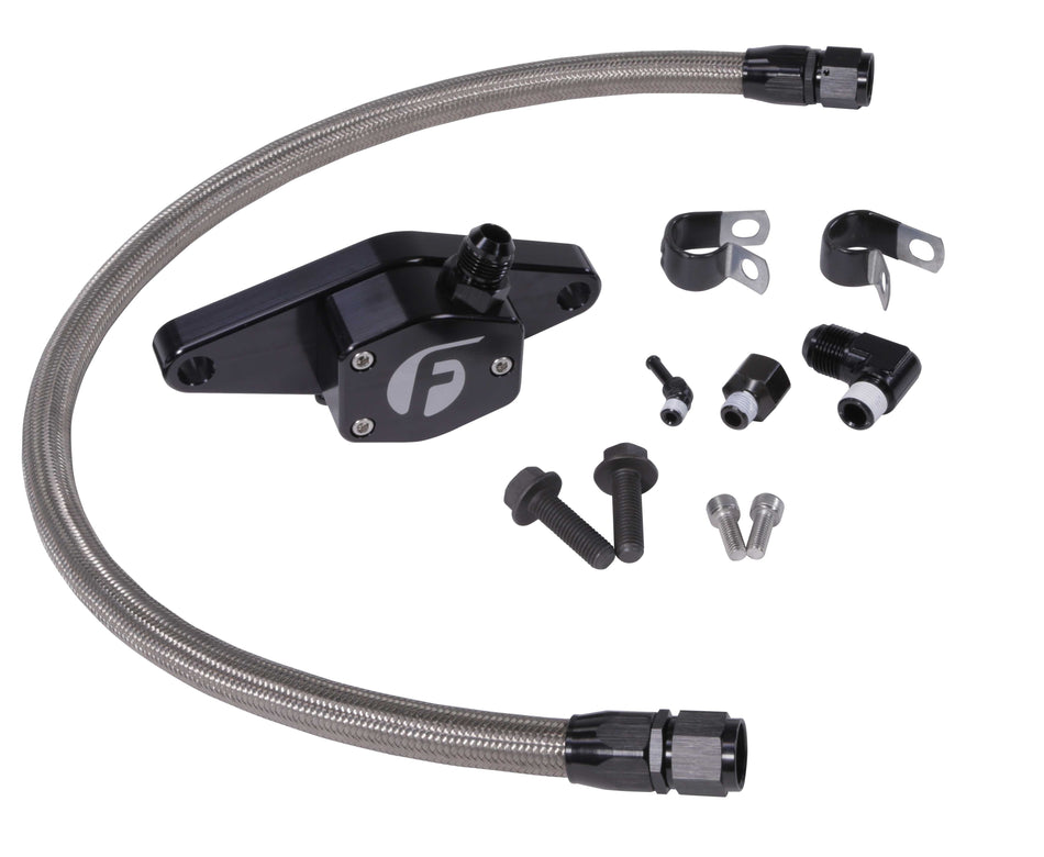 Fleece Cummins Coolant Bypass Kit 12V (1994-1998) W/ Stainless Steel Braided Line