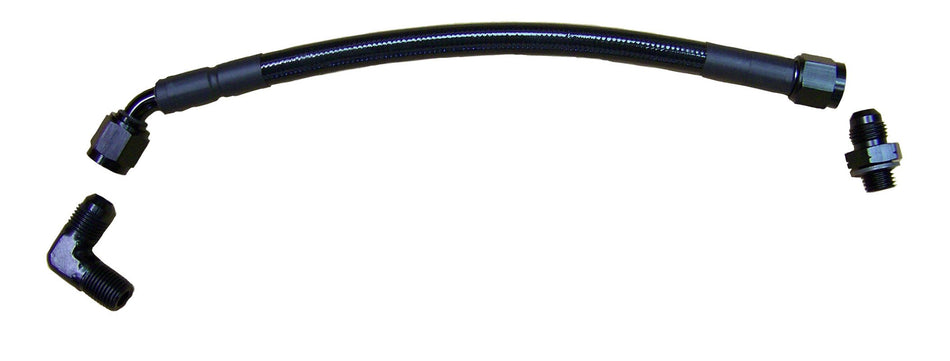 Fleece 2003-2018 Cummins Turbo Oil Feed Line Kit For S300 And S400 Turbos In 2Nd Gen Location