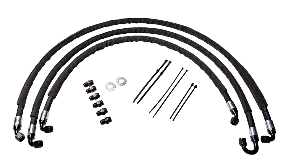 Fleece 2011-2014 Gm Duramax Heavy Duty Replacement Transmission Cooler Lines