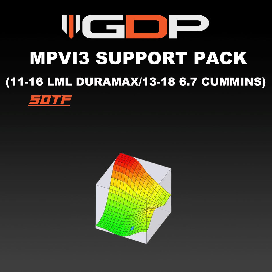GDP MPVI3 Support Pack - SOTF (11-16 GM 6.6L Duramax/13-18 Dodge 6.7L Cummins) GDP Tune Files GDP 