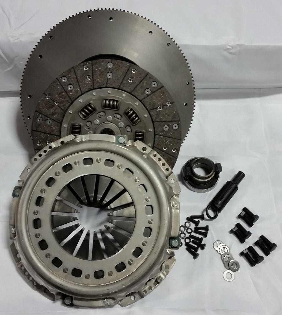 Valair Single Disc 13"X1.25" Upgrade Clutch 1993-2003 Dodge Nv4500 & Getrag 5 Speed 12.25" To 13" Premium Brass Woven Organic Facings