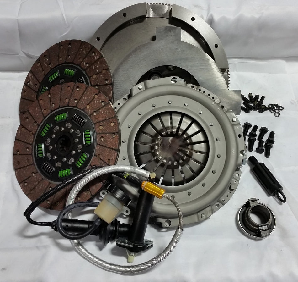 Valair Dual Disc Clutch 2005.5+ Dodge G56 Mercedes 6 Speed 13" X 1.375" Organic Facings