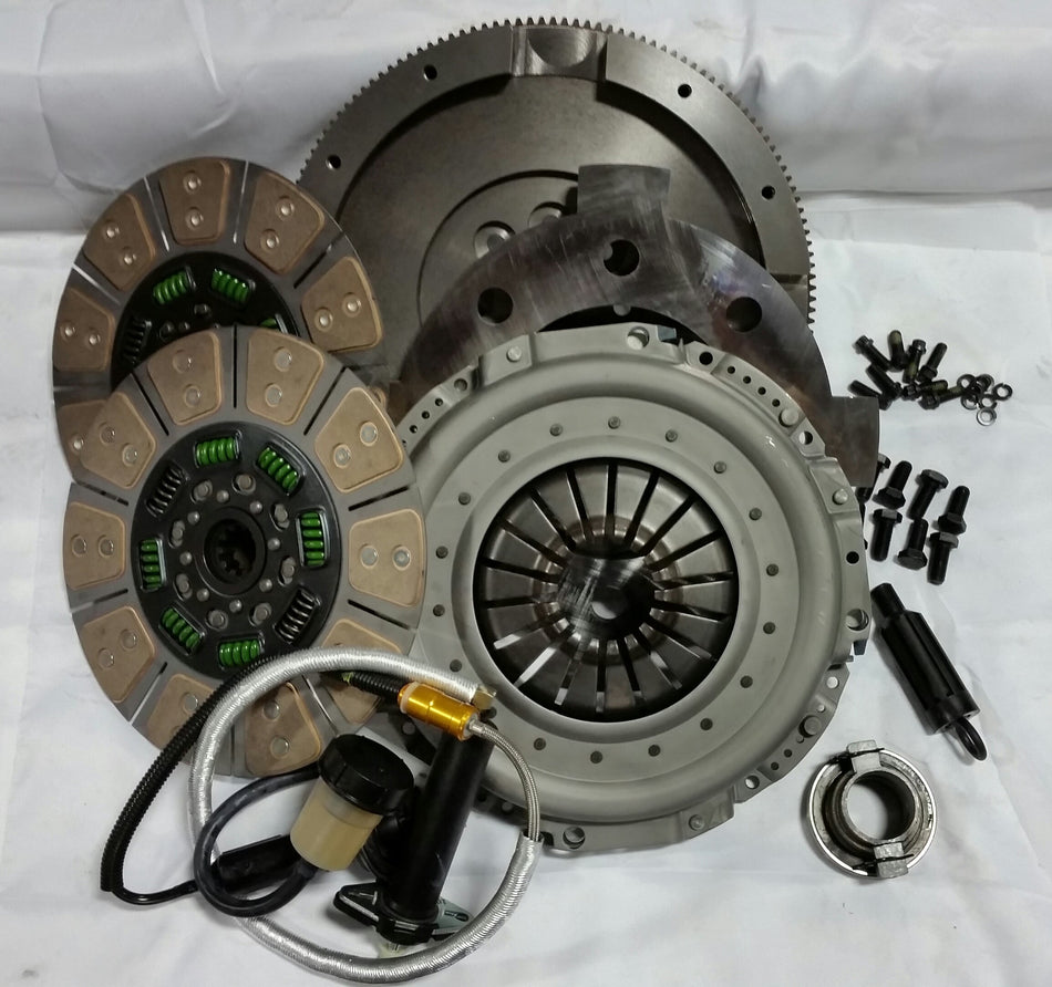 Valair Dual Disc Clutch 2005.5+ Dodge G56 Mercedes 6 Speed 13" X 1.375" Ceramic Buttons