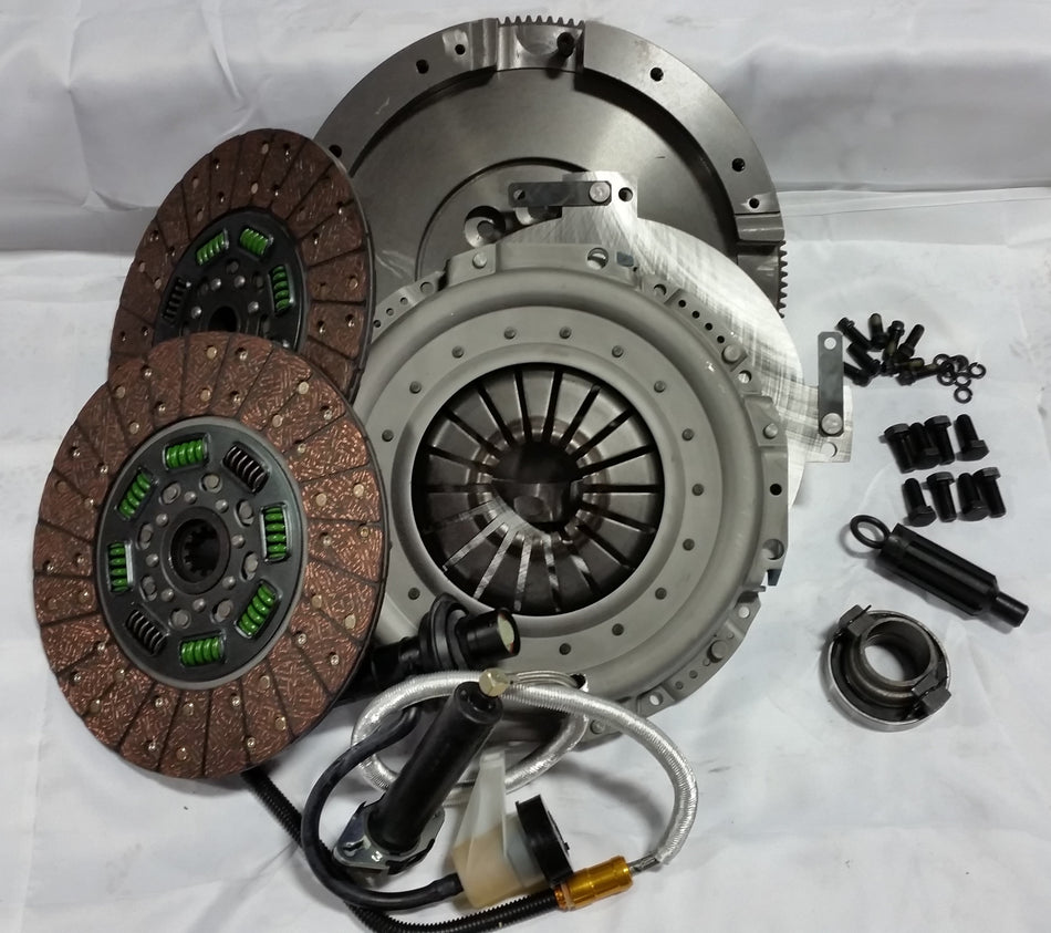 Valair Dual Disc Quiet Clutch 2005.5+ Dodge G56 Mercedes 6 Speed 13" X 1.375" Organic Facings
