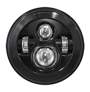 7" Dot Sealed Led Headlight For Motorcycles & Jeeps (10-20213 / 10-20214)