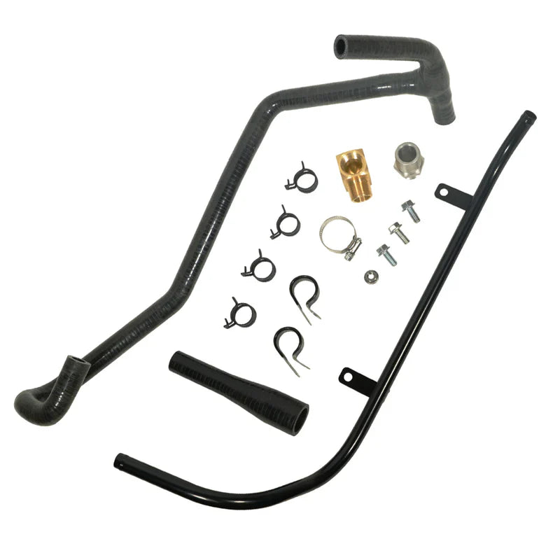 Coolant Tube Relocation Kit, Howler Turbo Dodge 5.9L Cummins 2003-2005 Automatic
