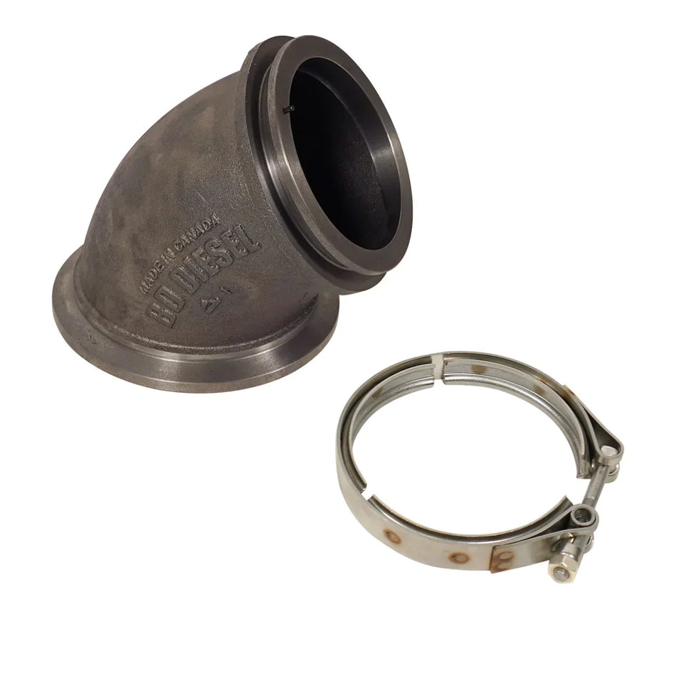 Bd Exhaust Elbow, Turbo Cast 6.7L Cummins 2007.5-2012