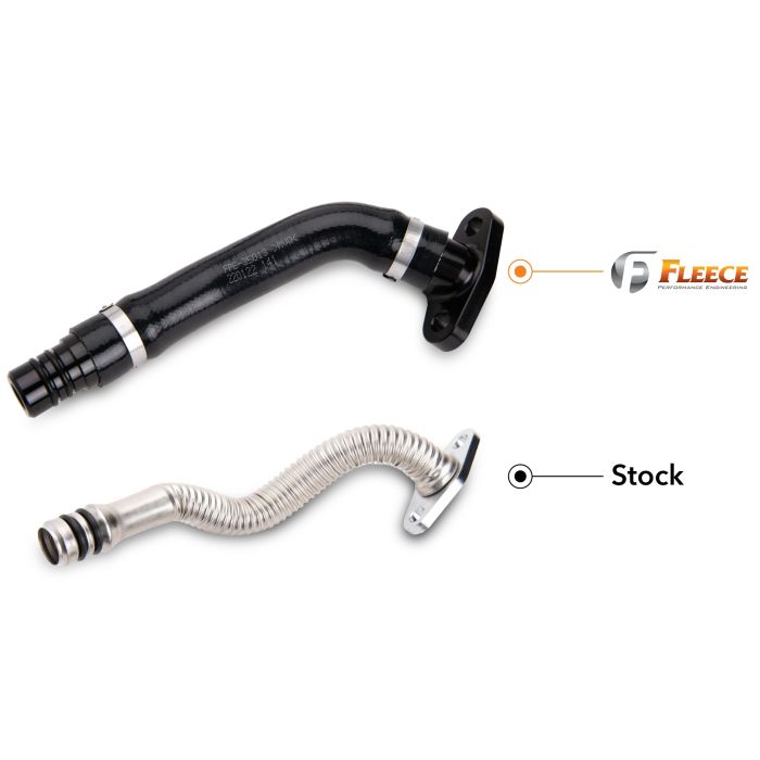 Turbo Drain Tube Kit For 6.7L Cummins Vgt Turbochargers