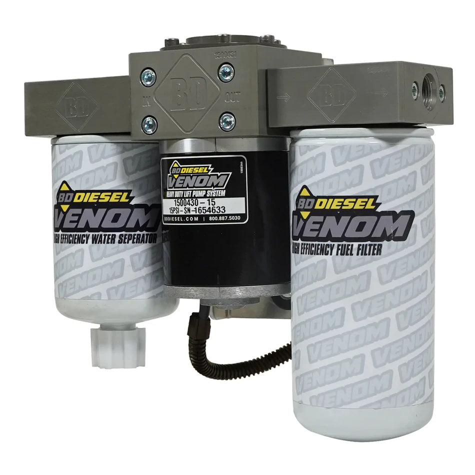 Venom Fuel Lift Pump C/W Filter & Separator Dodge 5.9L Cummins 2003-2004.5