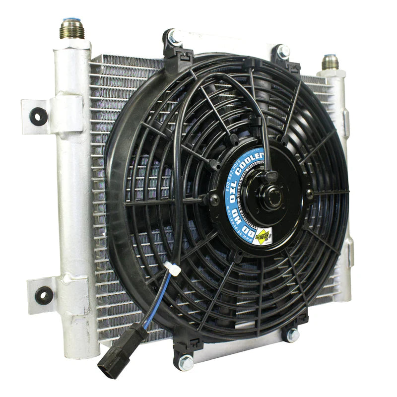 Xtrude Transmission Cooler With Fan 10 Jic Male Connection